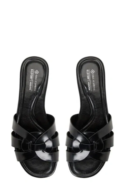 Call It Spring By Aldo Allee Slide Sandal In Black