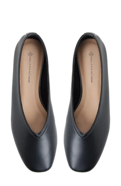 Call It Spring By Aldo Eleynora Ballet Flat In Black