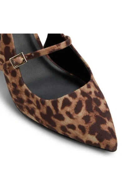 Call It Spring By Aldo Coquettte Slingback Pointed Toe Mary Jane Pump In Brown