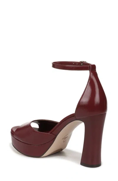 27 Edit Naturalizer Delphie Ankle Strap Platform Sandal In Burgundy