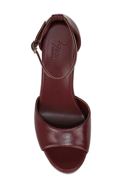 27 Edit Naturalizer Delphie Ankle Strap Platform Sandal In Burgundy