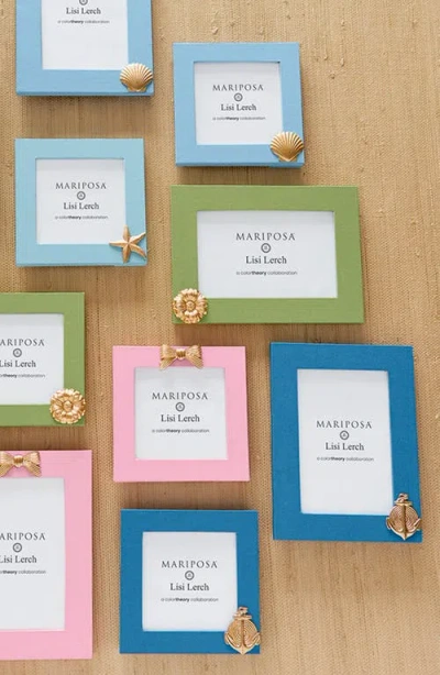 Mariposa Anchor Blue 4 X 6-inch Picture Frame In Blue