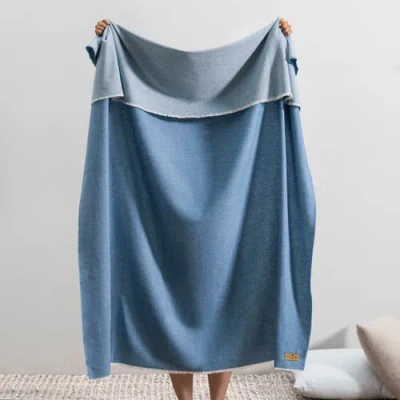 Lands Downunder Aspen Throw In Blue