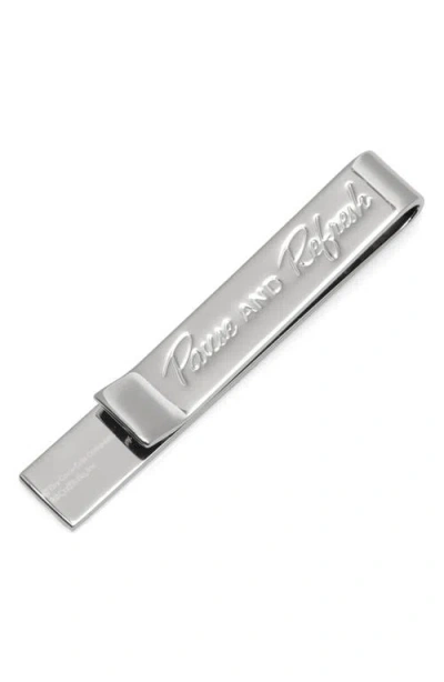 Cufflinks, Inc Coca-cola Hidden Message Tie Bar In Gray