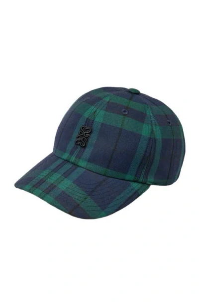 Sandro Checked Cap In Green