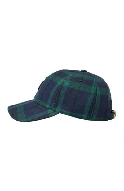 Sandro Checked Cap In Green