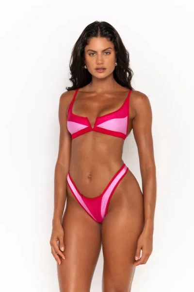 Fae Gypsy Bikini Top In Red