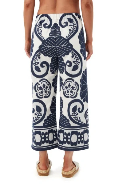 Trina Turk Estella 2 Pull On Cropped Pant In Multi