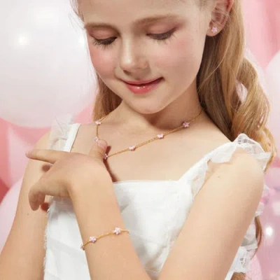 Anna Zuckerman Petit Daisy Earrings In Pink