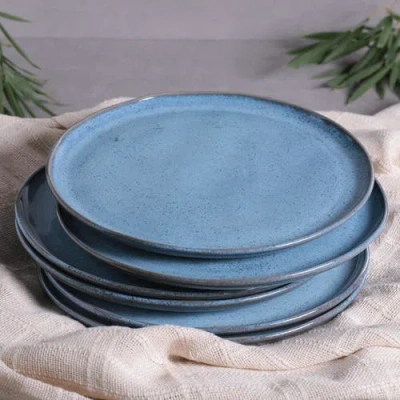 Porto Brasil Buffet Dinner Plate Set Of 6 In Blue