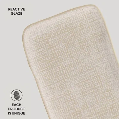 Porto Brasil Rectangular Platter Juta Medium Set Of 4 In Neutral