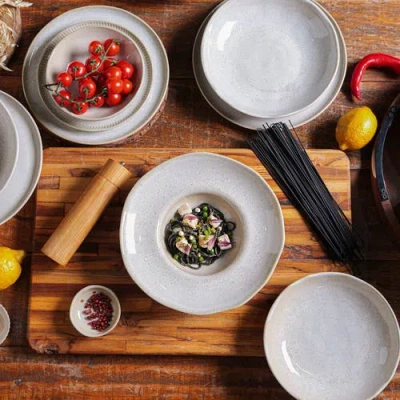 Porto Brasil Stoneware Pasta Bowls, Set Of 6 In Neutral