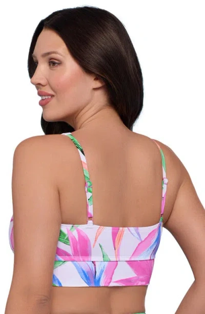 S3 U-wire Adjustable Midkini Swim Top In Multi