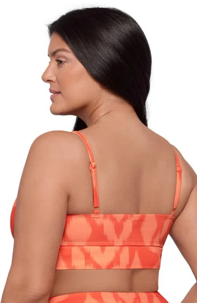 S3 U-wire Adjustable Midkini Swim Top In Red