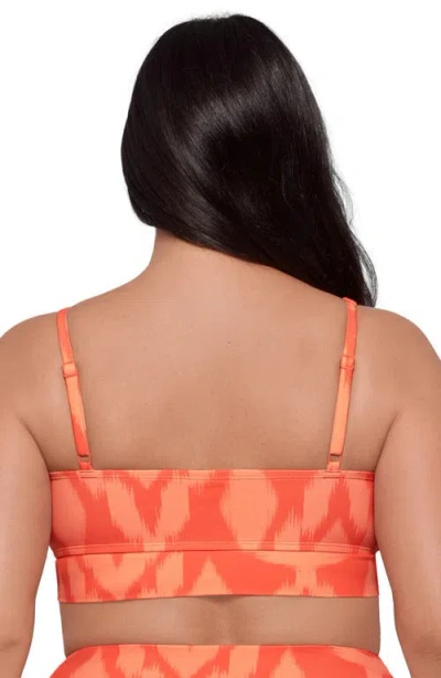 S3 U-wire Adjustable Midkini Swim Top In Red