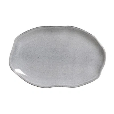 Porto Brasil Medium Shallow 11" Oval Platters, Set Of 4 In Gray