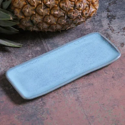 Porto Brasil Rectangular Platter Small Set Of 4 In Blue