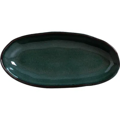 Porto Brasil Deep Oval Platter Set Of 4 In Green