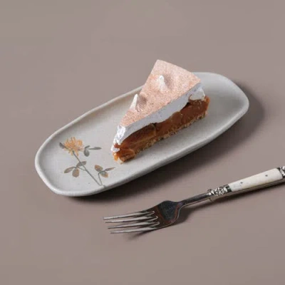 Porto Brasil Shallow Organic Oval Platter Small Set Of 4 In Neutral