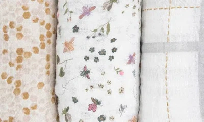 Little Unicorn 3-pack Cotton Muslin Swaddle Blankets In Multi