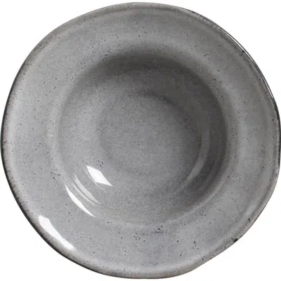 Porto Brasil Dessert/deep Rim Plate Set Of 4 In Gray