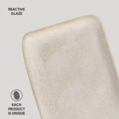 Porto Brasil Rectangular Platter Small Set Of 4 In Neutral