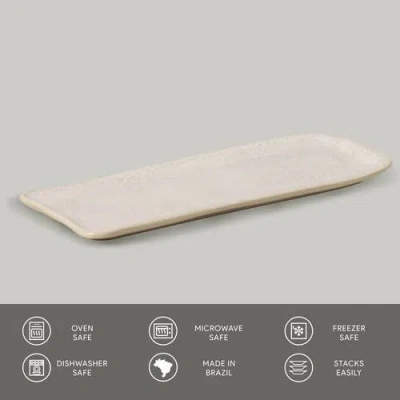 Porto Brasil Rectangular Platter Medium Set Of 4 In Neutral