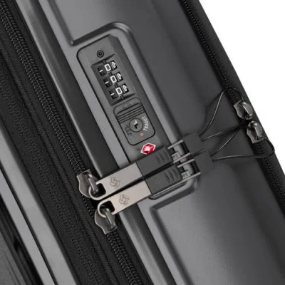 Samsonite Octiv 2-piece Set (pro Front Pocket 20/28) Hardside Spinner In Black