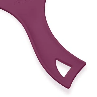 Zadro Xl Teardrop Handheld Mirror With Handle In Purple