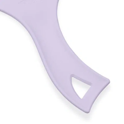 Zadro Xl Teardrop Handheld Mirror With Handle In Purple
