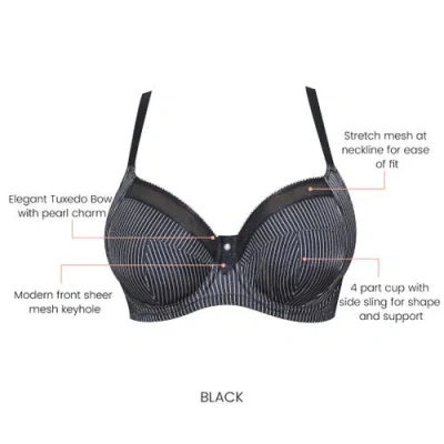 Parfait Adele Unlined Wired Bra In Black