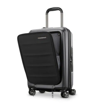 Samsonite Octiv 3-piece Set (pro Front Pocket 20/24/28) Hardside Spinner In Black