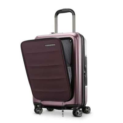 Samsonite Octiv 3-piece Set (pro Front Pocket 20/24/28) Hardside Spinner In Purple