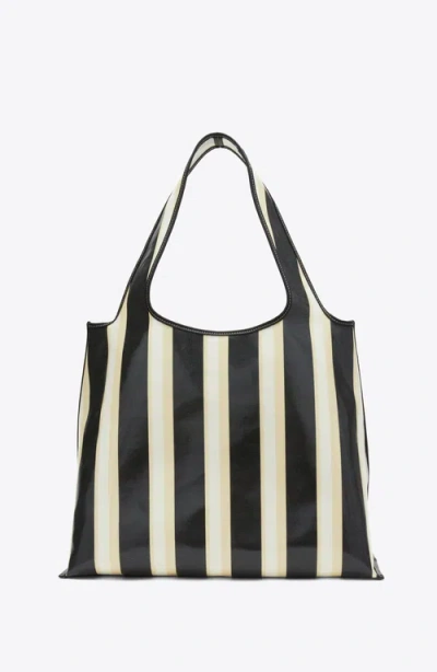 3.1 Phillip Lim Dual Stripe Mini Market Tote In Green
