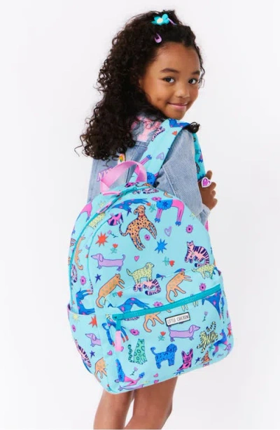 Little Chicken Kids' Camo Backpack In Blue