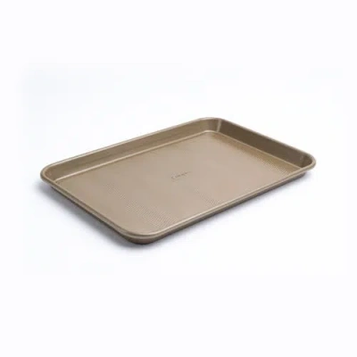 Cuisipro 13.5 X 9.5-inch Rectangular Steel Nonstick Baking Sheet Pan In Brown