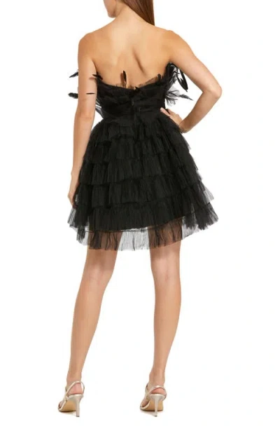 Mac Duggal 20529 Short Strapless Homecoming Cocktail Dress In Black