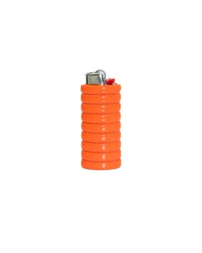 Fry Powers Gio Resin Lighter Holder In Orange