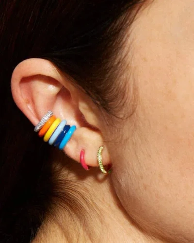 Fry Powers Sparkle Ear Cuffs In Gold