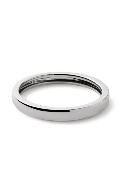 Ana Luisa Solid White Gold Slim Eclipse Ring In Gold