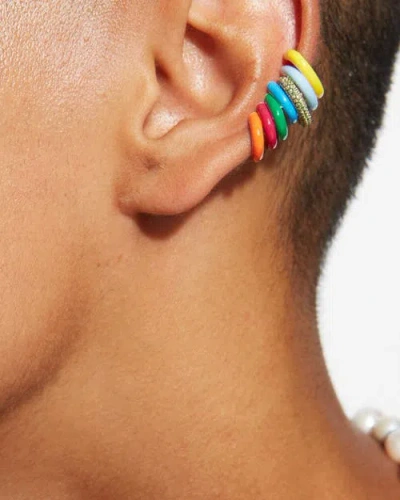 Fry Powers Sparkle Ear Cuffs In Gray