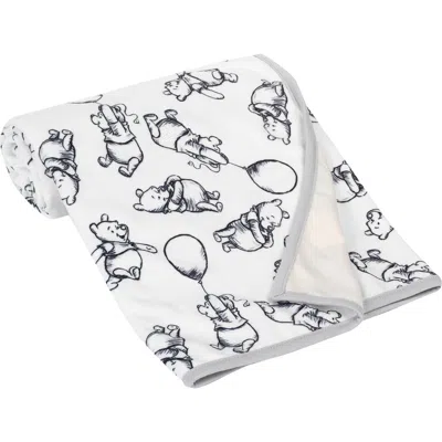Lambs & Ivy Disney Baby Winnie The Pooh Baby Blanket In White | ModeSens
