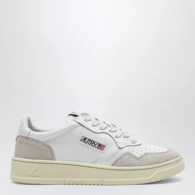 Autry White Leather Medalist Low-top Sneakers In White