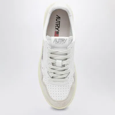 Autry White Leather Medalist Low-top Sneakers In White