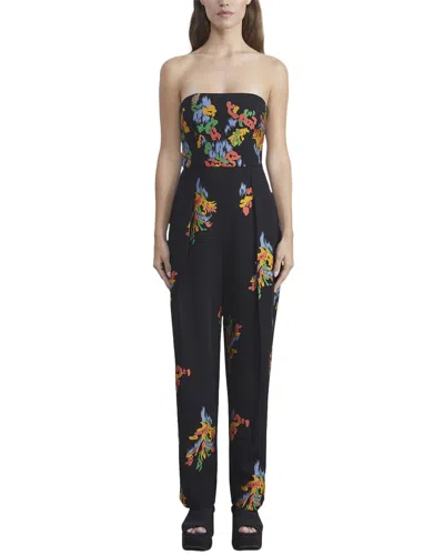 Lafayette 148 Embroidered Strapless Jumpsuit In Multi