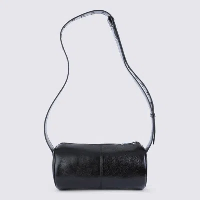 Zadig & Voltaire Le Doudou Vintage Patent Crossbody Bag In Black