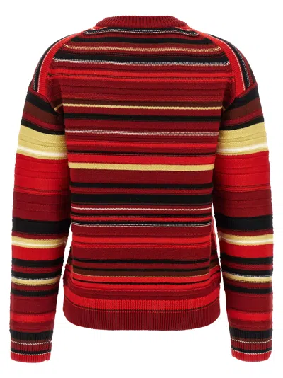 Jw Anderson J. W. Anderson 'multi Stripe' Sweater In Red