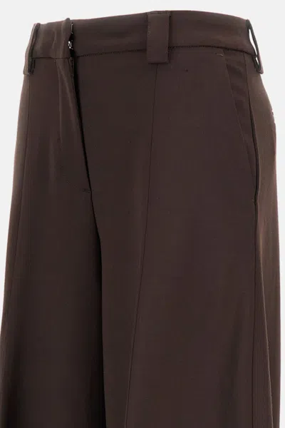 The Latest Thelatest 'alma' Pants In Brown