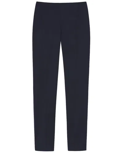 Lafayette 148 New York Petite Stanton Pant In Blue