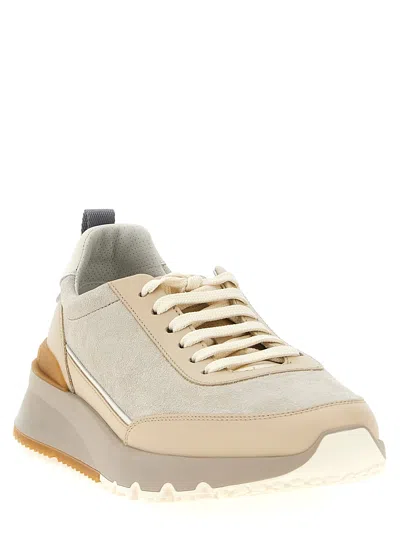 Brunello Cucinelli Sneakers Featuring Pull Tab